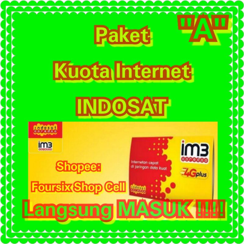 Paket Kuota INDOSAT Harian BUlanan Mini Yellow Freedom Internet