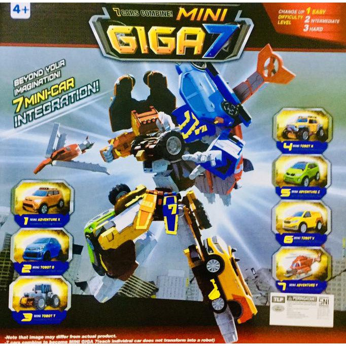 Tobot Mini Giga 7 | Giga Seven | Combine 7 Tobot In 1