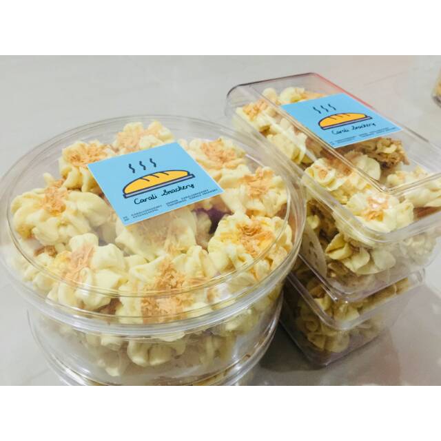 

{CARALISNACKERY} Kue sagu keju spesial 400 gram dan 500 gram