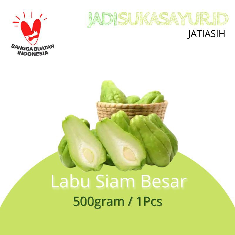 

LABU SIAM BESAR 500 gram - CHAYOTESAYUR / MANISAN SAYURAN SEGAR BEKASI