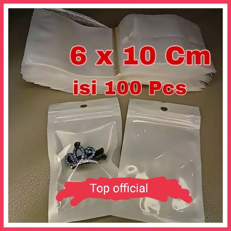 Jual Plastik Klip Plastik Ziplock Putih 6x10 Cm Plastik Aksesories