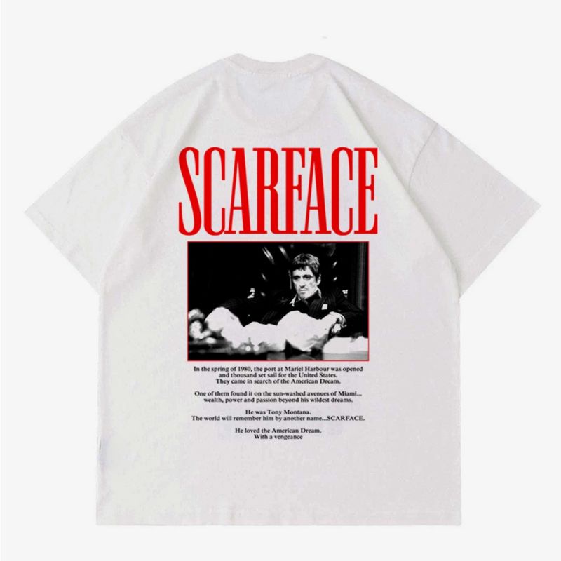 KAOS VINTAGE FILM SCARFACE 1983 | T-SHIRT MOVIE SCARFACE