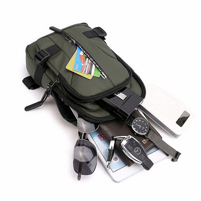 COD Uphike Tas Selempang Pria Waistbag Tas Selempang Cowok Sling Bag Pria Waterprof  TS704