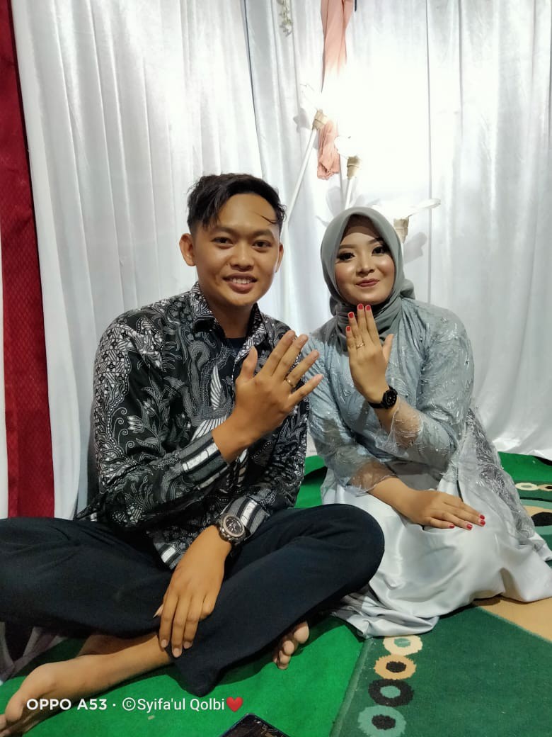 [real Pic & Cod] Wou Batik Couple Anindya Brokat - Couple Batik Gamis Couple Sarimbit Brokat - Kg084