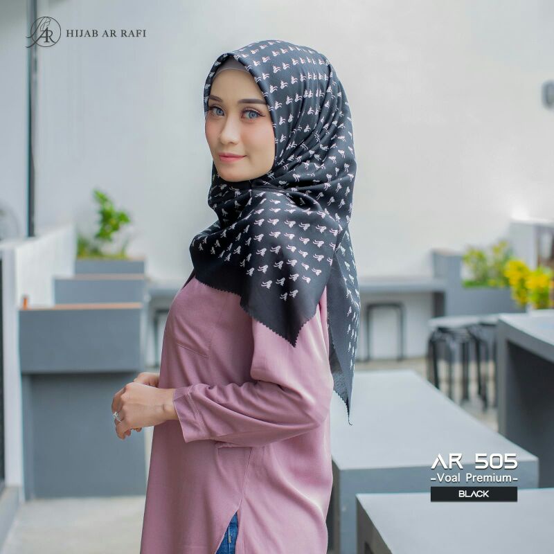 TERBARU | COD ✔ AR 505 | HIJAB SEGI EMPAT | HIJAB VOAL PREMIUM | SEGI EMPAT ARRAFI | ORI BRANDED ARR