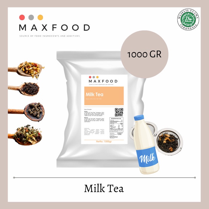 

[1Kg] Bubuk Minuman Teh Tarik /Milk Tea Drink Premix/ Minuman Teh Susu