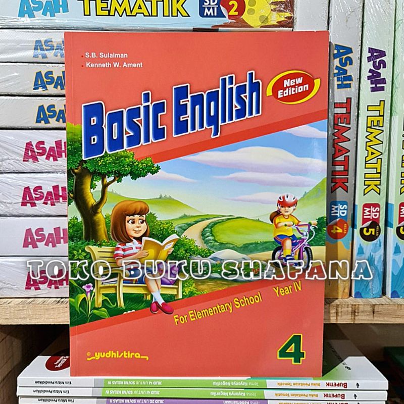 ORIGINAL!!! Buku BASIC ENGLISH NEW EDITION Kelas 1,2,3,4,5,6 SD YUDHISTIRA