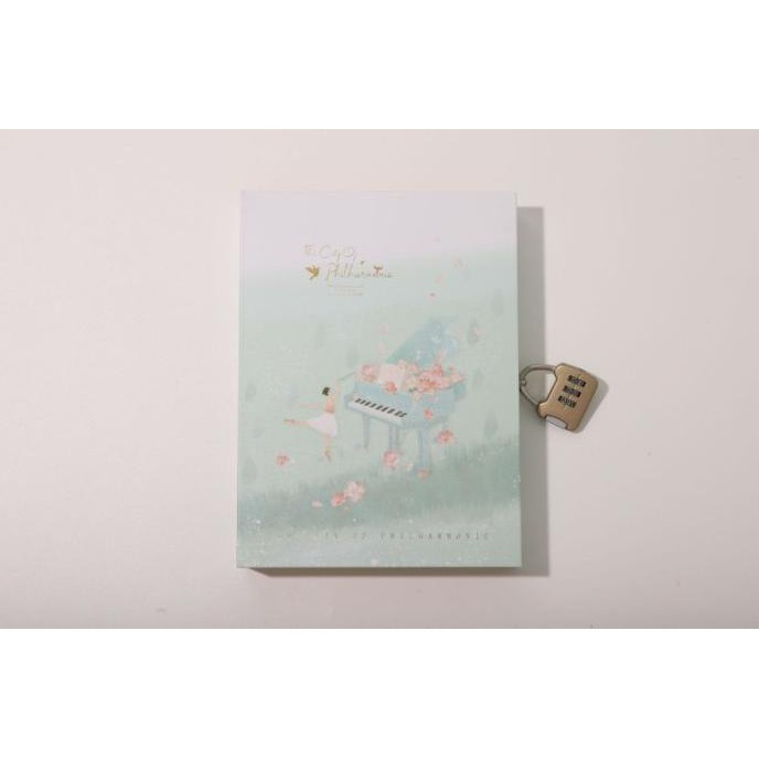 

[[BISA COD]] Buku Tulis / Notebook Kotak Gembok / Custom Planner Buku Catatan - 1