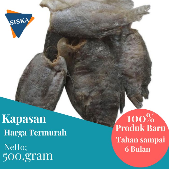 

Ikan Asin Sepat (500,gram) Harga termurah