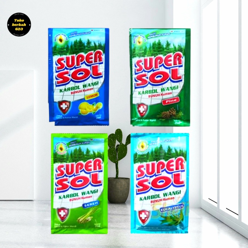 SUPERSOL Carbol 500 1 Renceng Isi 12 Sachet