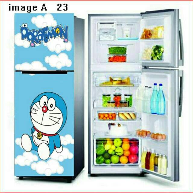 STICKER KULKAS 2 PINTU