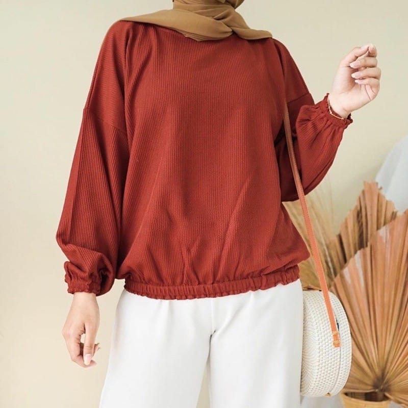 tokolobo Blouse ACIKA Rib-1