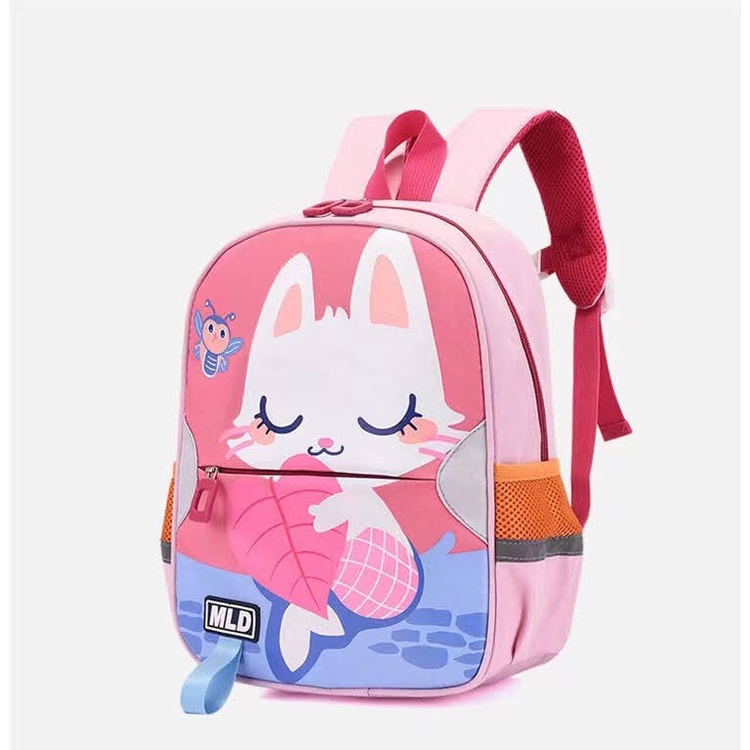 Skoola Tas Sekolah Anak Perempuan PAUD TK Ransel Unicorn Rabbit Cat - Noia