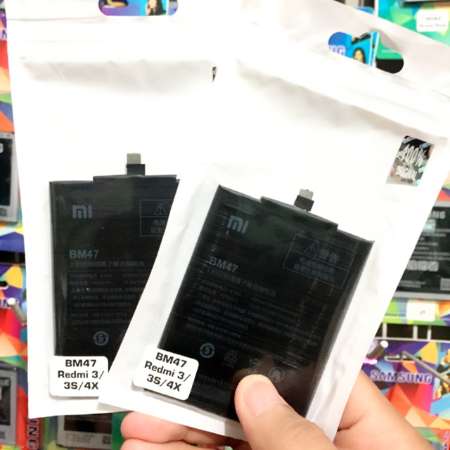 Baterai Xiaomi Redmi 3s 3Pro 3 Pro BM47 Original 100% Battery Xiaomi Original