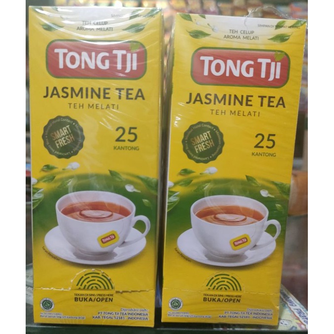 

Teh Celup Tong Tji Melati 1box isi 25kantong teh @2gr ED okt 26