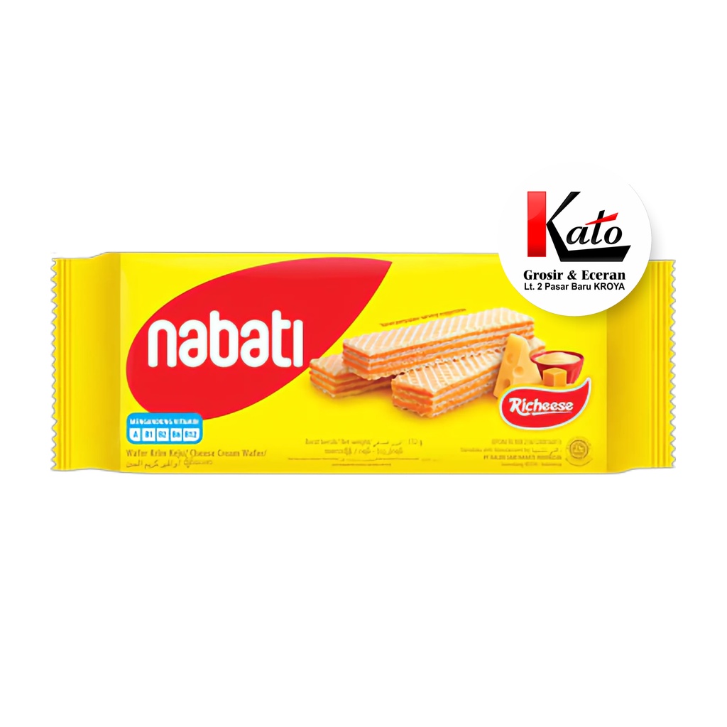 

Nabati Richeese Wafer Krim Keju 127gr