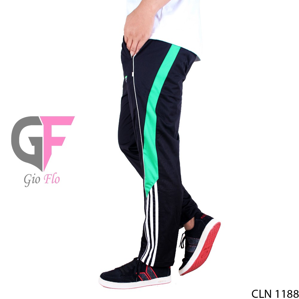 GIOFLO Celana Sporty Training Pria Green / CLN 1188