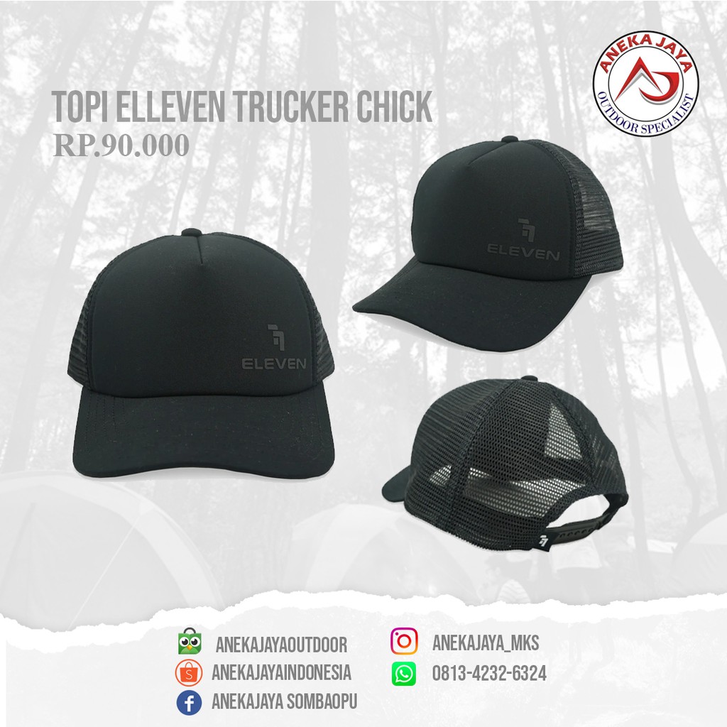 TOPI TRUCKER CHICK ELLEVEN