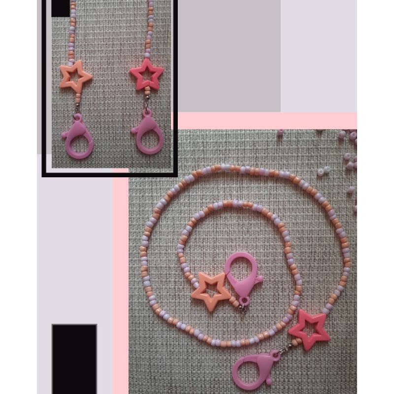 

Strap Mask Bintang Warna Pastel