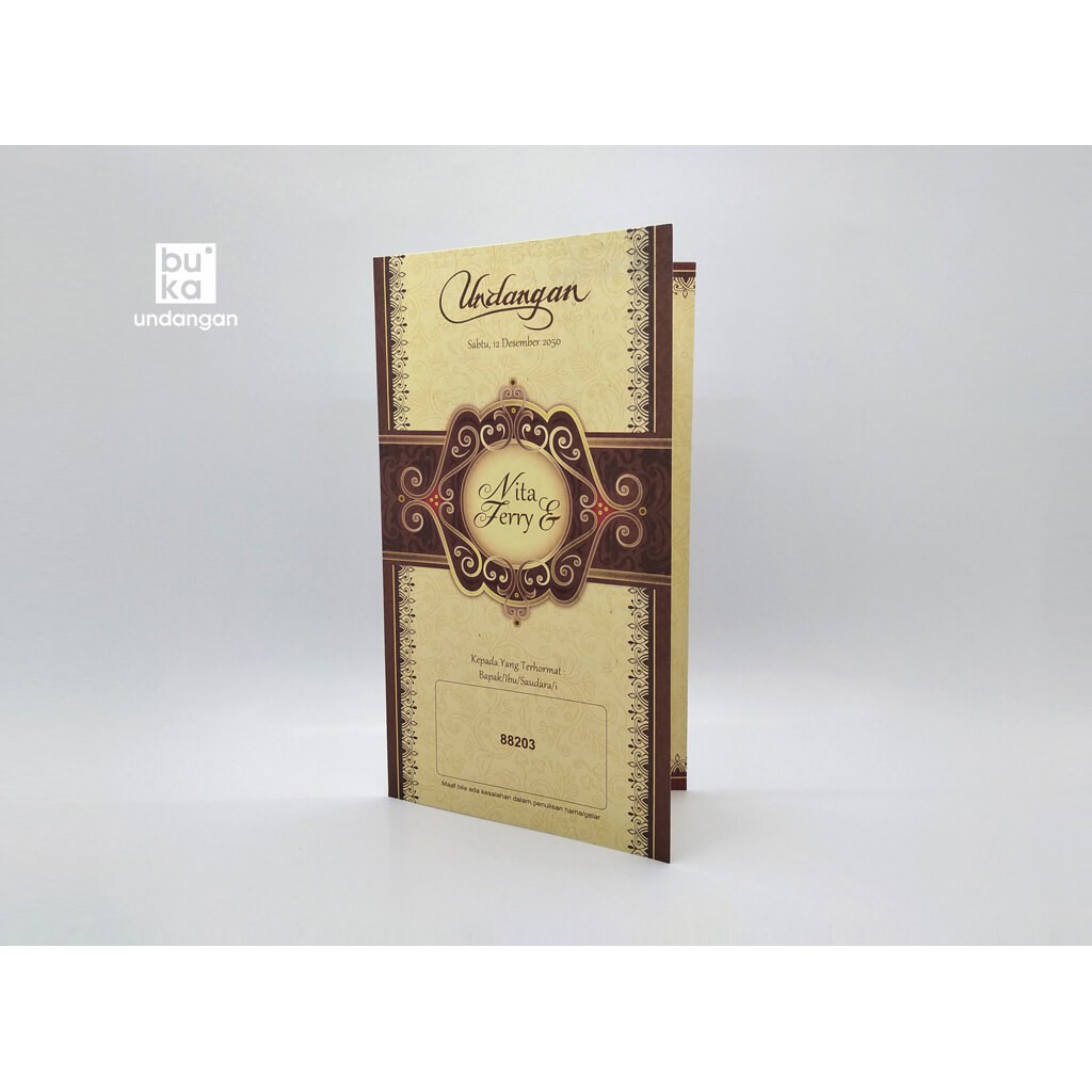 Blanko Undangan Nikah Kosongan ERBA-88203