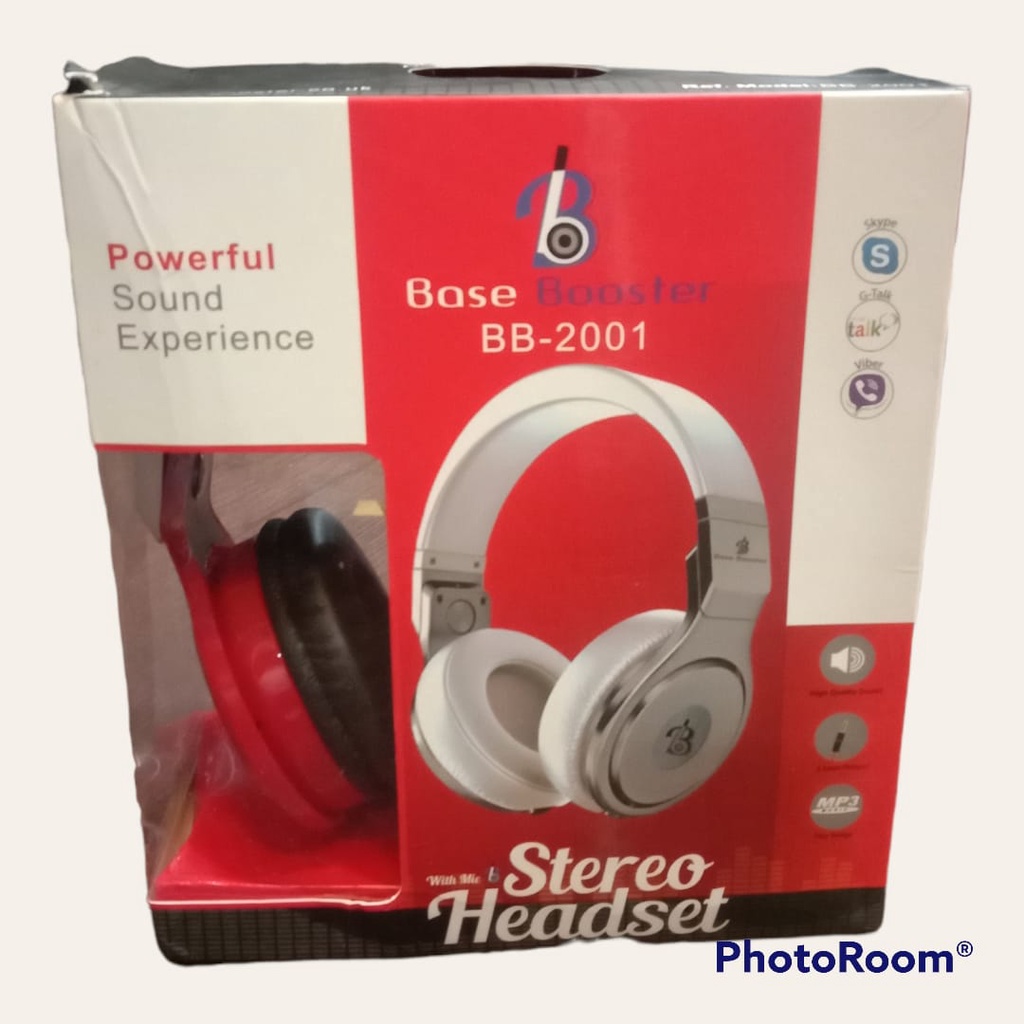 STEREO HEADSET BASE BOOSTER BB-2001