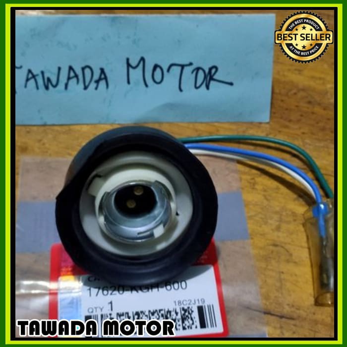 SOKET FITTING FITING LAMPU DEPAN HONDA CB100 CB125 ORIGINAL KGD