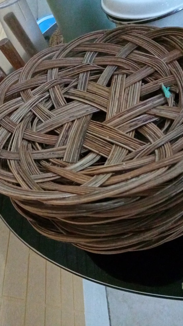 Piring Lidi Anyaman / Piring Anyaman / Piring Lidi Anti Pecah