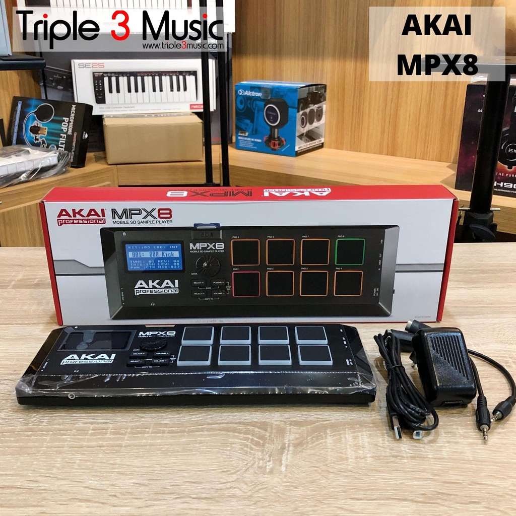 AKAI MPX8 MPX 8 Kendang Digital Sample pad player | Shopee ...