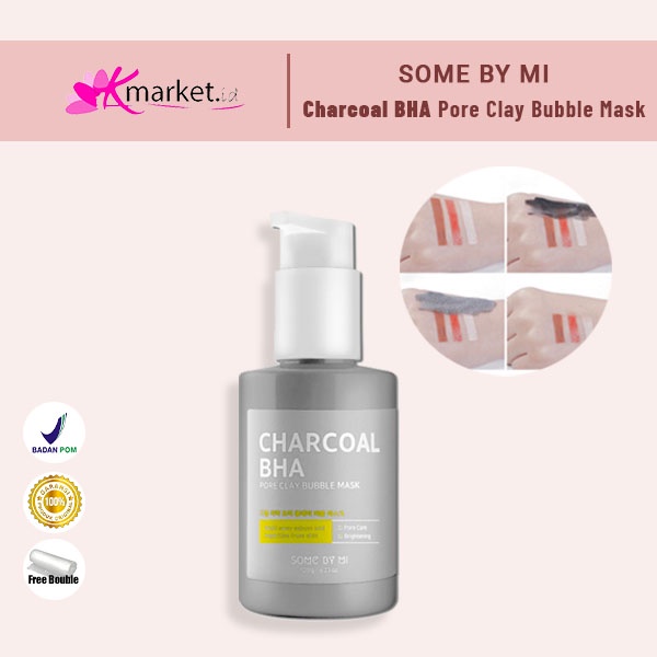 [BPOM[ SOMEBYMI Charcoal BHA Pore Clay Bubble Mask