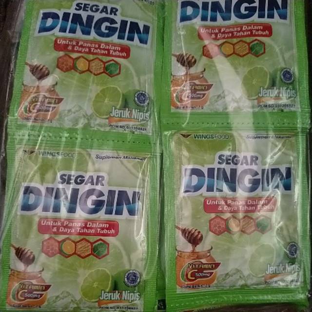 segar dingin 12 sachet/1renteng