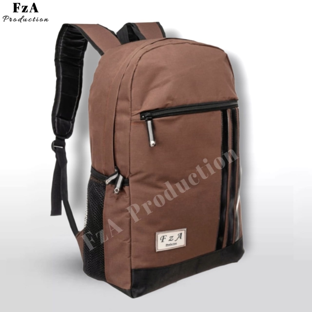 FzA Official - Tas Ransel Punggung Distro Casual Pria Wanita / Tas Ransel Laptop Backpack Original - MCLN