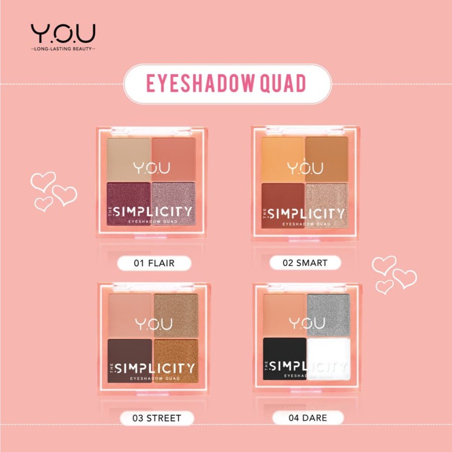 ★ BB ★ Y.O.U Simplicity Eyeshadow Quad - YOU Eyeshadow