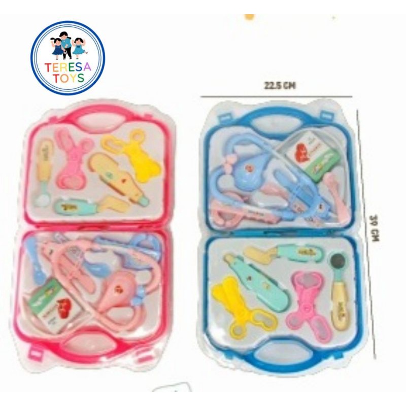Dokter koper. Dokter set.Dokter koper pink biru.