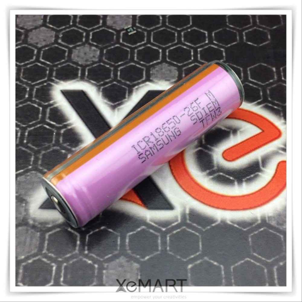 Lithium Battery ICR18650 26F with Protector Samsung 18650 Baterai