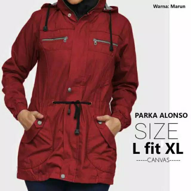 Jaket parka cewek / parka alonso / parka wanita / jaket parka
