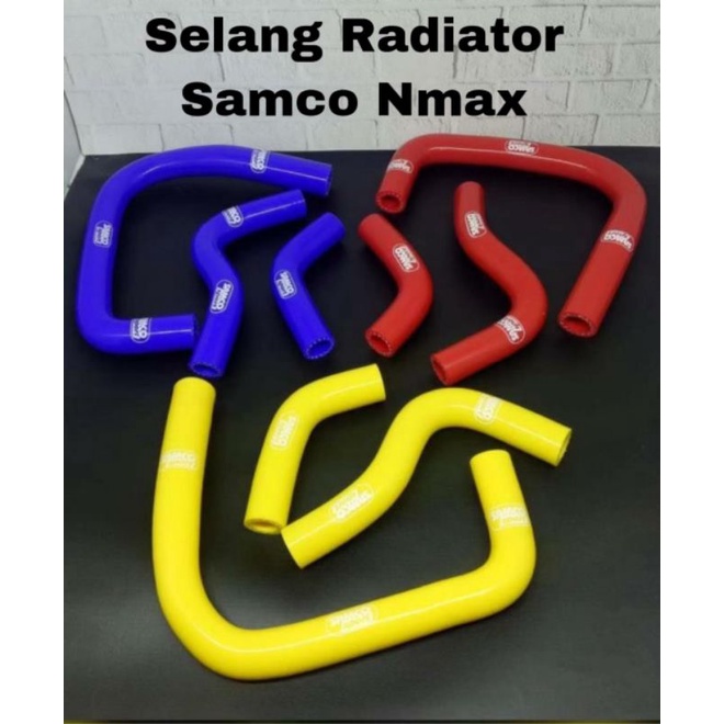 SELANG RADIATOR SAMCO SPORT SELANG RADIATOR VARIASI PNP YAMAHA NMAX OLD NMAX NEW AEROX