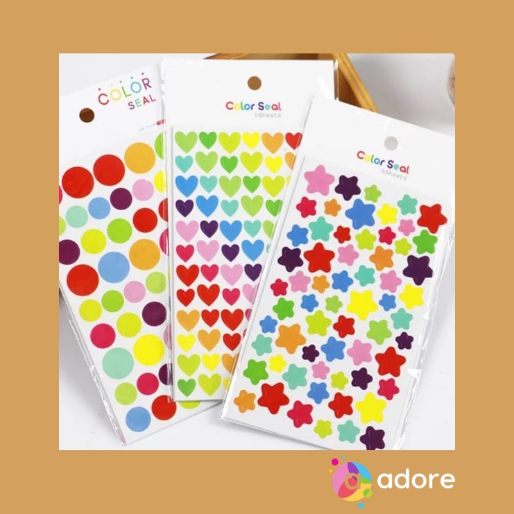 

Sticker Seal / Reward Sticker / Star Heart Sticker