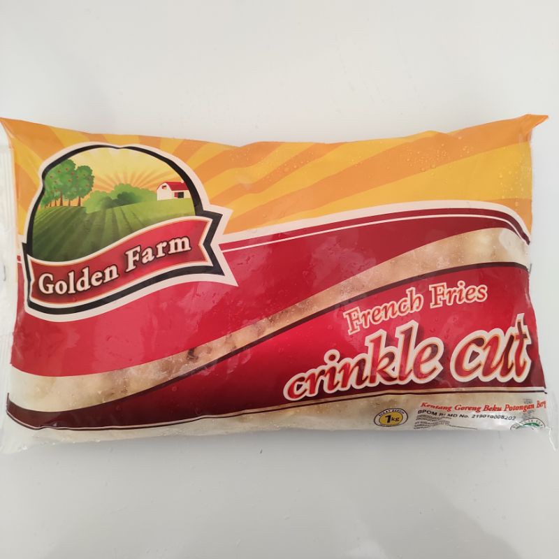 

Golden Farm Kentang Crinkle Cut 1 kg