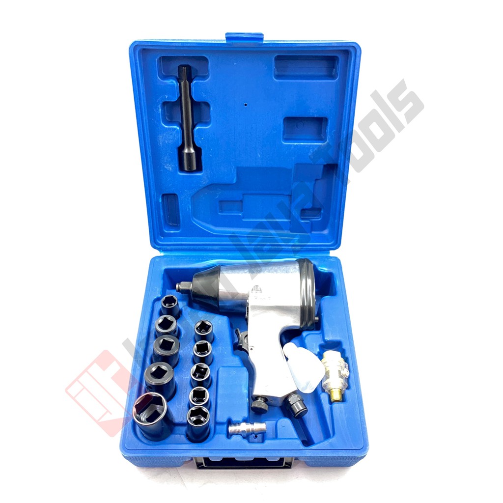 BENZ BZ-5815 Air Impact Wrench Kit 13 Pcs Mesin Buka Baut Kompresor