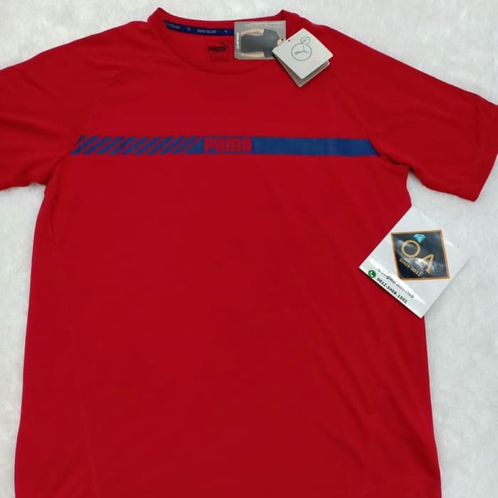 BAJU KAOS PUMA CASUAL PLAY DRY ORIGINAL 100%