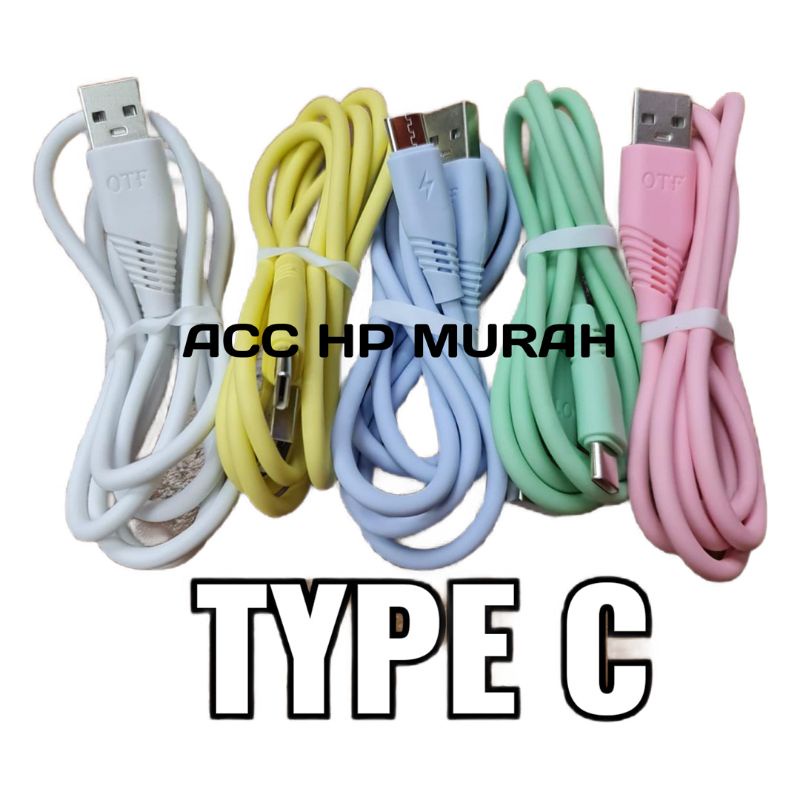(PERPCS) KABEL BULAT OTF FOR MICRO IPHONE DAN TYPE C