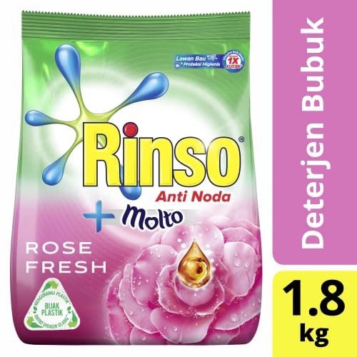 

Rinso Molto Detergen Bubuk Rose Fresh 1.8Kg
