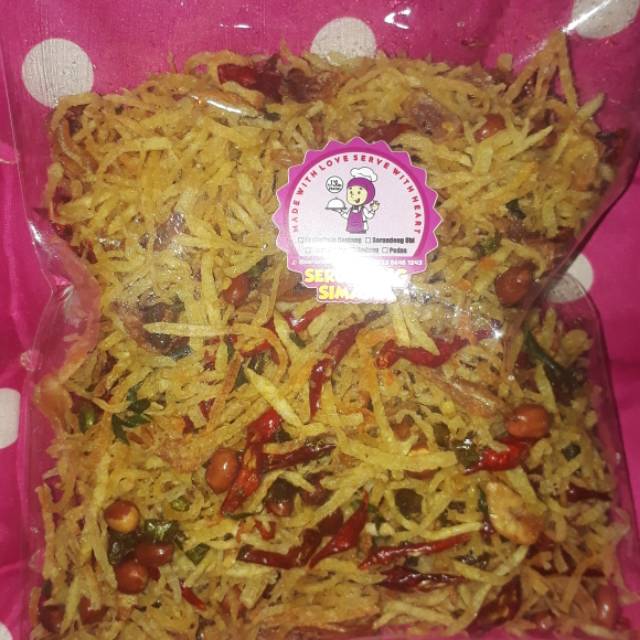 

Serundeng kentang ukuran 250gr