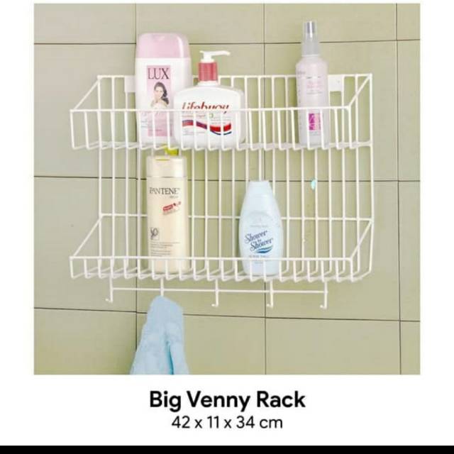 VENNY Rack Besar MODELLINE - Rak Dapur Dan Kamar Mandi