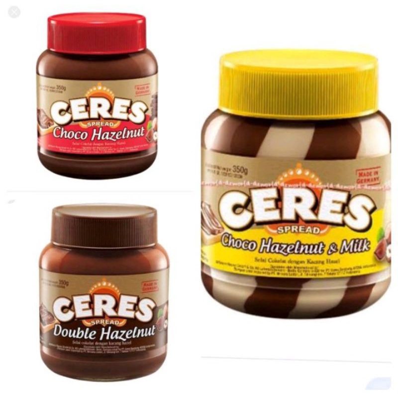 

Ceres Spread Choco Hazel / Double Hazelnut / Milk