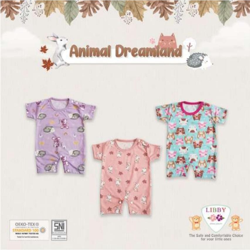 LIBBY SETELAN MOTIF ANIMAL DREAMLAND / SETELAN BAYI