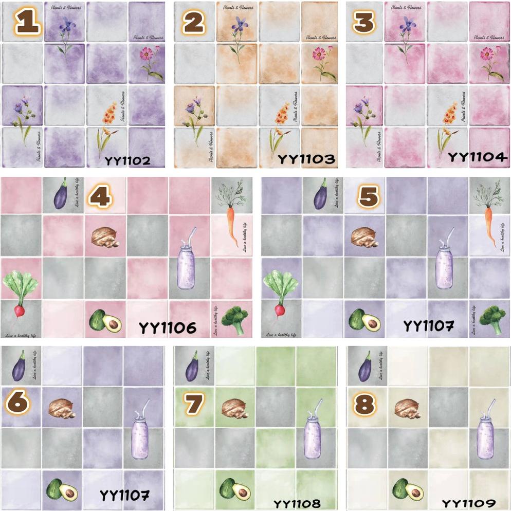 Stiker Dapur & Kamar Mandi Anti Air Anti Minyak Panjang 5 meter YY1101