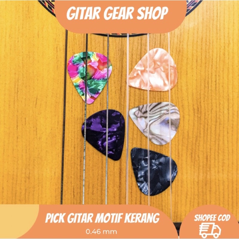 PICK GITAR PIK GITAR KERANG 0.46mm