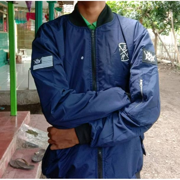 (COD) JAKET PRIA CASUAL SIMPLE WINDBREAKER BGSR / JAKET MOTOR PRIA / JAKET BOMBER / JAKET SGM