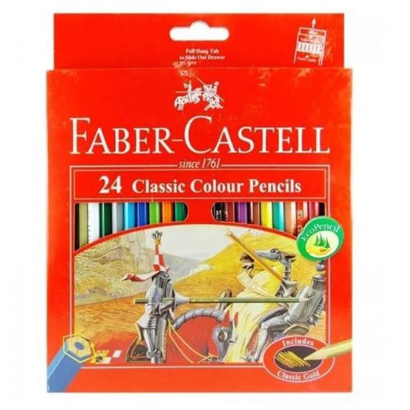 

PENSIL WARNA FABER CASTELL 24 WARNA CLASSIC